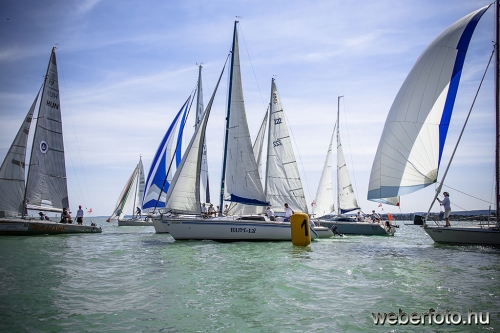 81 hajó a Bahart Regatta boglári fordulóján